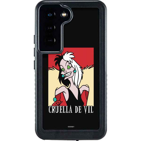 Disney Villains Cruella de Vil Galaxy S23 Waterproof Case
