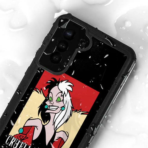 Disney Villains Cruella de Vil Galaxy S23 Waterproof Case
