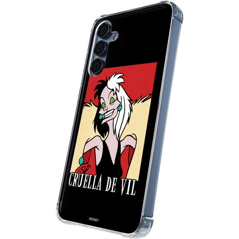 Disney Villains Cruella de Vil Galaxy S24 Clear Case