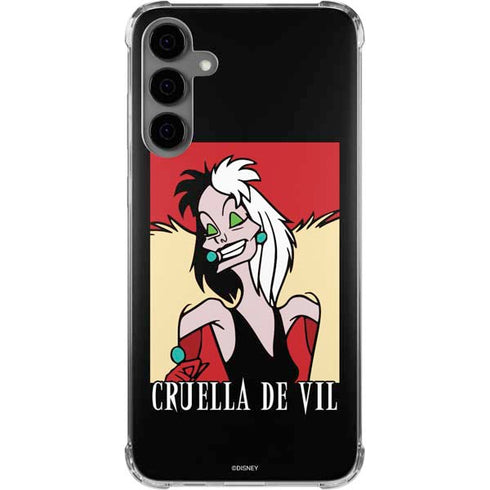 Disney Villains Cruella de Vil Galaxy S24 Plus Clear Case