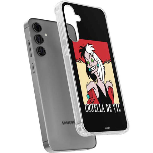 Disney Villains Cruella de Vil Galaxy S24 Plus Clear Case