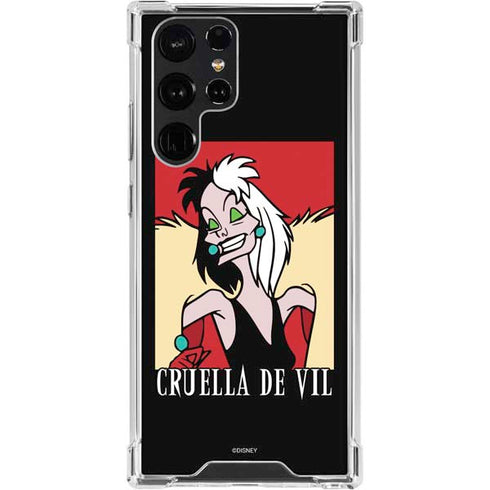Disney Villains Cruella de Vil Galaxy S24 Ultra Clear Case