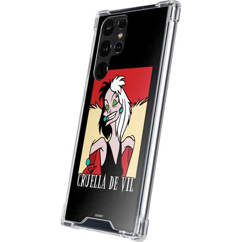 Disney Villains Cruella de Vil Galaxy S24 Ultra Clear Case