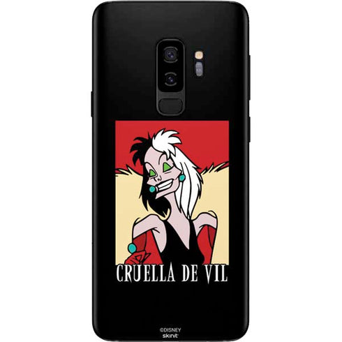 Disney Villains Cruella de Vil Galaxy S9 Plus Skin