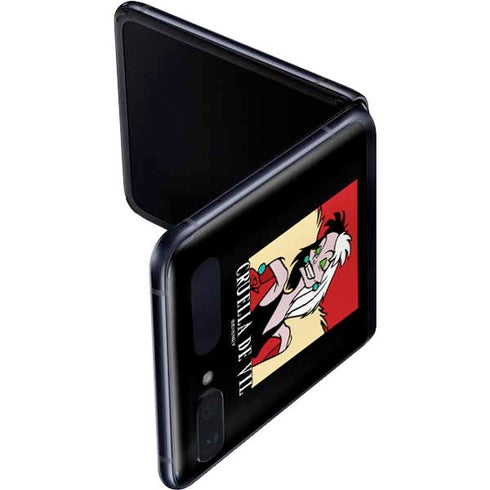 Disney Villains Cruella de Vil Galaxy Z Flip Skin