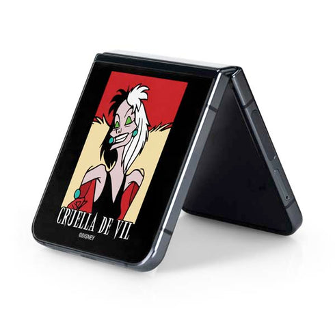 Disney Villains Cruella de Vil Galaxy Z Flip5 5G Skin