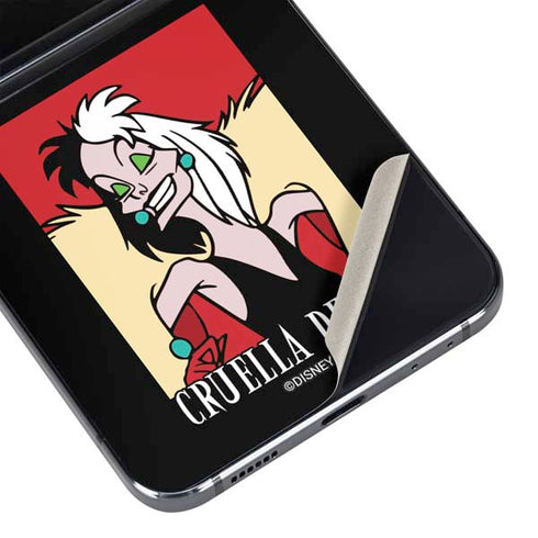 Disney Villains Cruella de Vil Galaxy Z Flip5 5G Skin