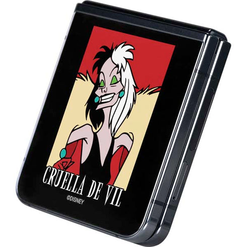 Disney Villains Cruella de Vil Galaxy Z Flip5 5G Skin