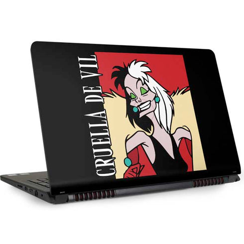 Disney Villains Cruella de Vil Dell Inspiron Skin