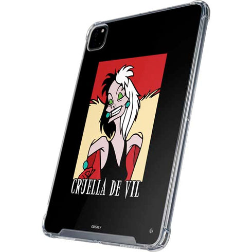 Disney Villains Cruella de Vil iPad Pro 12.9in (2020) Clear Case