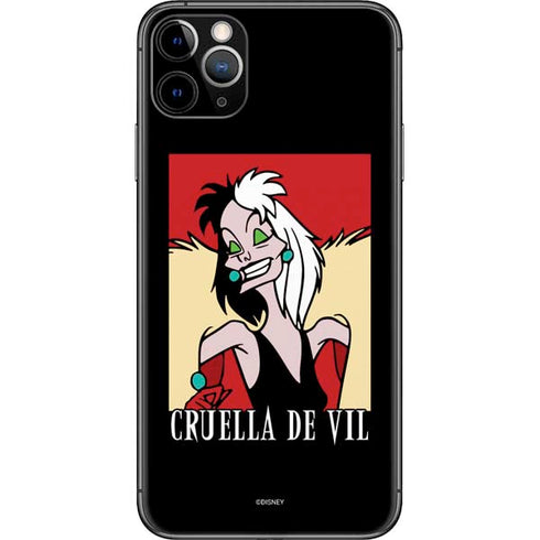 Disney Villains Cruella de Vil iPhone 11 Pro Max Skin