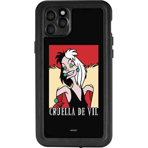 Disney Villains Cruella de Vil iPhone 11 Pro Max Waterproof Case