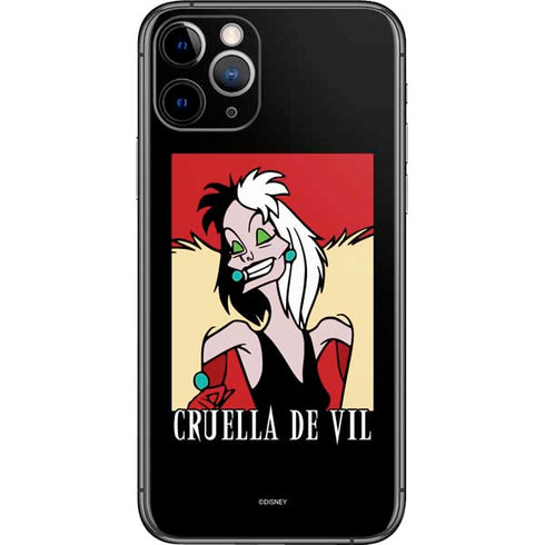 Disney Villains Cruella de Vil iPhone 11 Pro Skin