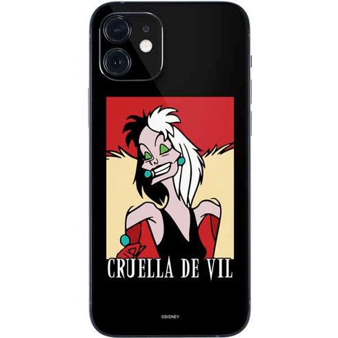 Disney Villains Cruella de Vil iPhone 12 Mini Skin