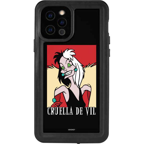 Disney Villains Cruella de Vil iPhone 12 Pro Waterproof Case