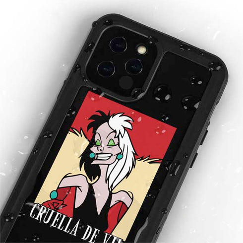 Disney Villains Cruella de Vil iPhone 12 Pro Waterproof Case