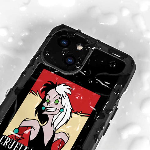 Disney Villains Cruella de Vil iPhone 13 Mini Waterproof Case