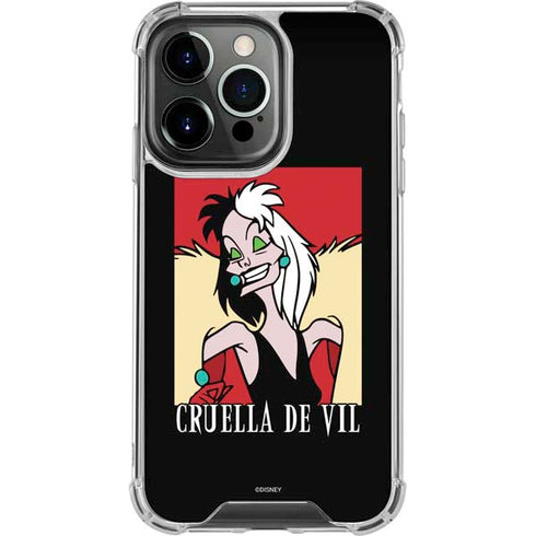 Disney Villains Cruella de Vil iPhone 13 Pro Clear Case