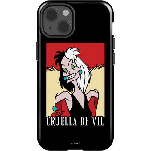 Disney Villains Cruella de Vil iPhone 15 Impact Case