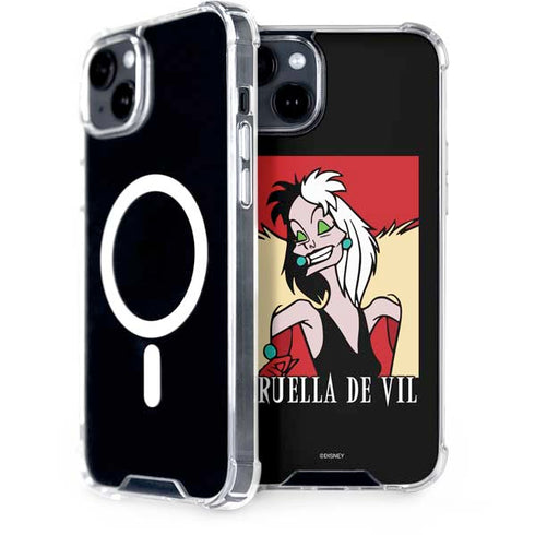 Disney Villains Cruella de Vil iPhone 15 Plus MagSafe Case