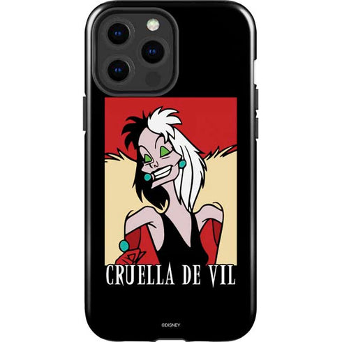 Disney Villains Cruella de Vil iPhone 15 Pro Max Impact Case