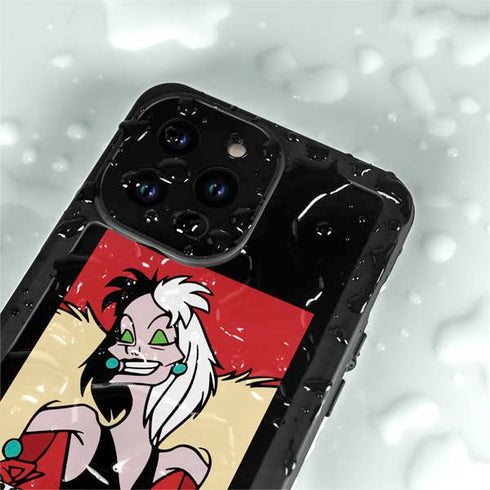 Disney Villains Cruella de Vil iPhone 14 Pro Max Waterproof Case