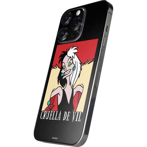 Disney Villains Cruella de Vil iPhone 15 Pro Skin