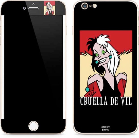 Disney Villains Cruella de Vil iPhone 6/6s Plus Skin