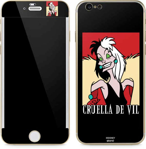 Disney Villains Cruella de Vil iPhone 6/6s Skin
