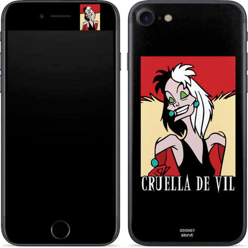 Disney Villains Cruella de Vil iPhone 7 Skin