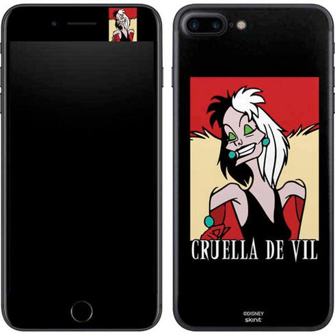 Disney Villains Cruella de Vil iPhone 8 Plus Skin