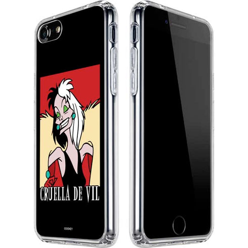 Disney Villains Cruella de Vil iPhone SE (2nd & 3rd Gen) Clear Case