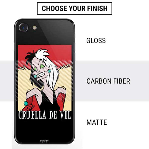 Disney Villains Cruella de Vil iPhone SE (2nd & 3rd Gen) Skin