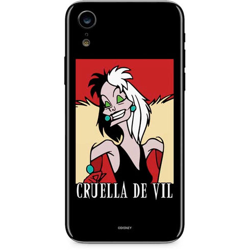 Disney Villains Cruella de Vil iPhone XR Skin