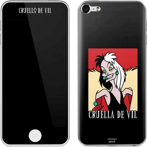 Disney Villains Cruella de Vil Apple iPod Skin