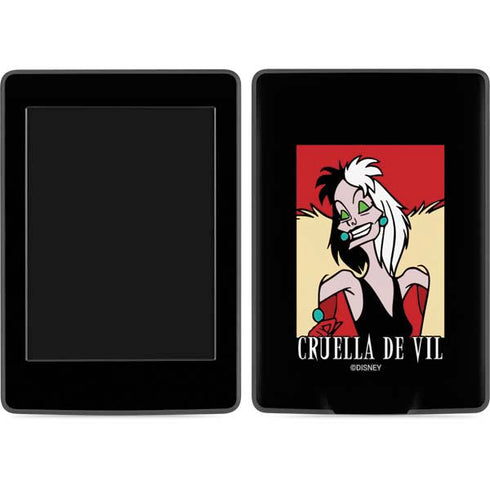 Disney Villains Cruella de Vil Amazon Kindle Skin