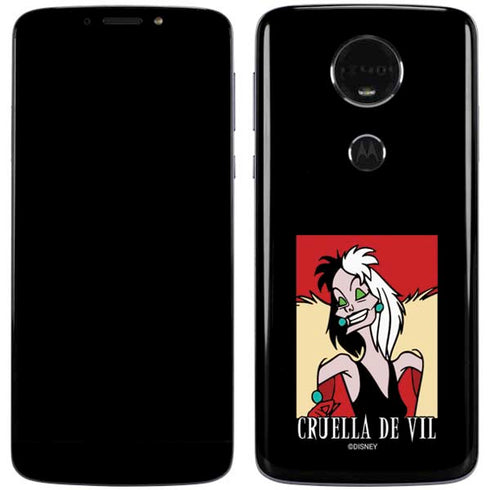 Disney Villains Cruella de Vil Moto E5 Plus Skin