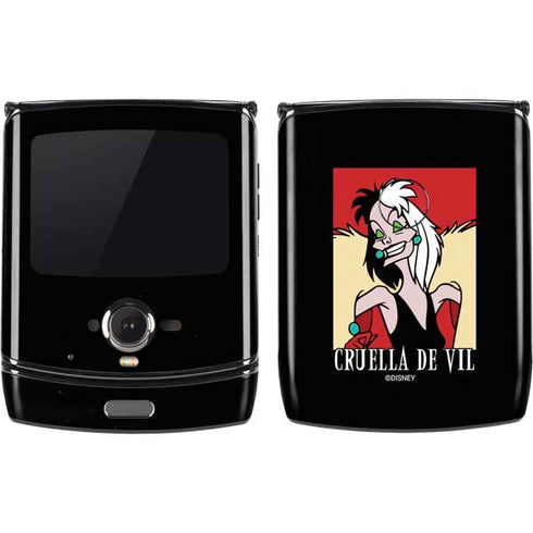 Disney Villains Cruella de Vil Motorola RAZR Skin