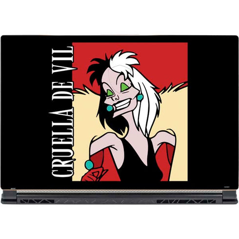 Disney Villains Cruella de Vil MSI GS65 Stealth Laptop Skin