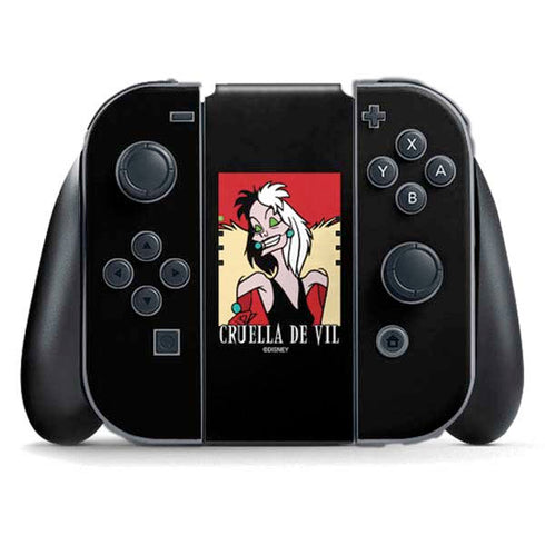 Disney Villains Cruella de Vil Nintendo Switch (2017-2021) Joy-Con Controller Skin