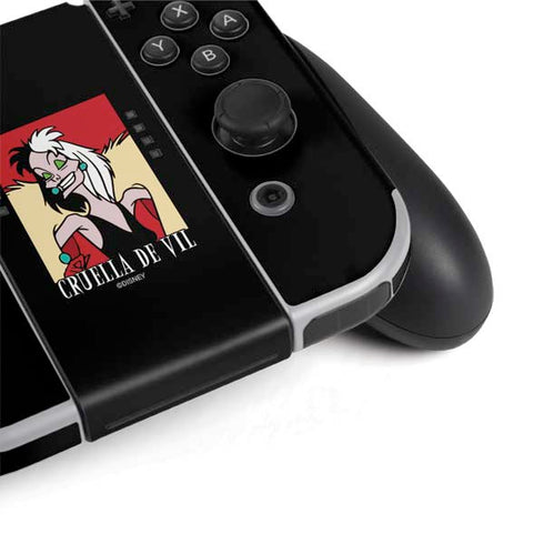 Disney Villains Cruella de Vil Nintendo Switch OLED (2021) Skin