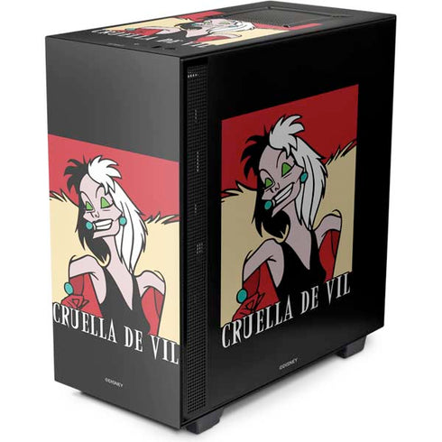 Disney Villains Cruella de Vil NZXT H510 Compact ATX Mid-Tower Case Skin