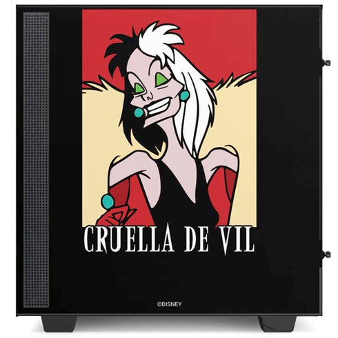 Disney Villains Cruella de Vil NZXT H510 Compact ATX Mid-Tower Case Skin
