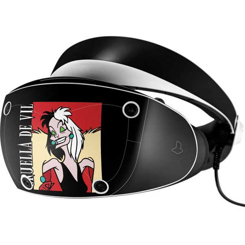 Disney Villains Cruella de Vil PlayStation VR2 Skin