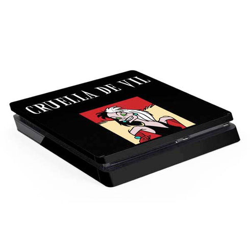 Disney Villains Cruella de Vil PS4 Slim Skin