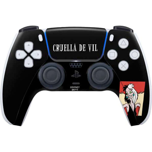 Disney Villains Cruella de Vil PS5 Controller Skin