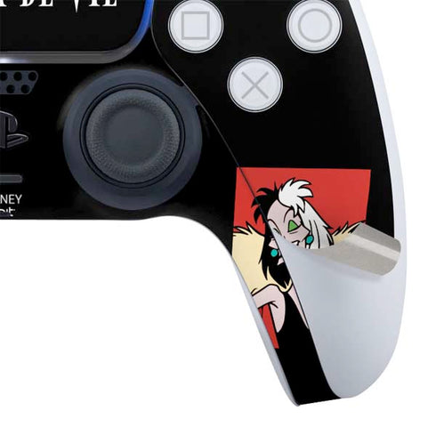 Disney Villains Cruella de Vil PS5 Slim Digital Edition Bundle Skin