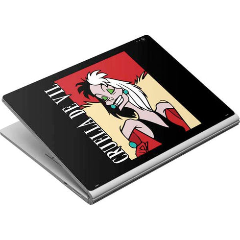 Disney Villains Cruella de Vil Surface Book Skin