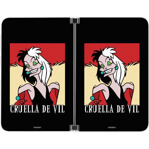 Disney Villains Cruella de Vil Surface Duo Skin