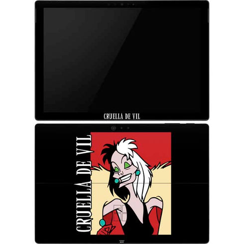 Disney Villains Cruella de Vil Surface Pro 6 Skin